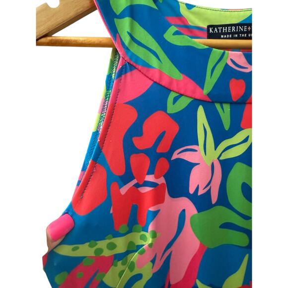 Katherine Way Charleston Maxi Dress Packable Multicolored Size Small - Picture 9 of 13